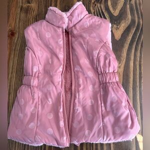 Pink Polka Dot Kids Vest